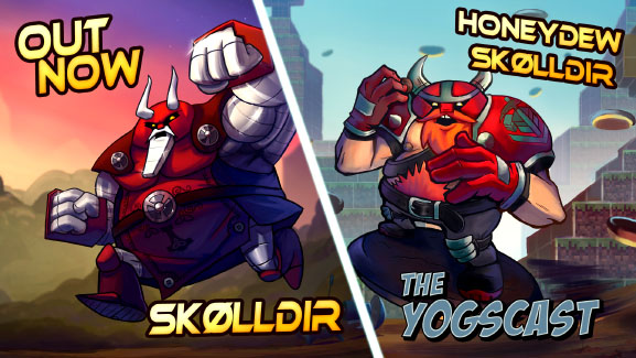 Check the Yogscast description to claim your free skin!